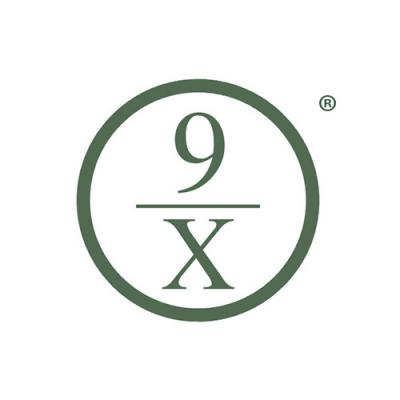 9 X